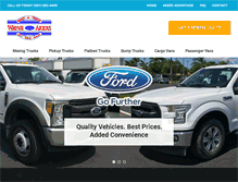 Tablet Screenshot of akersrentatruck.com